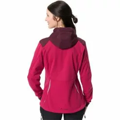VAUDE Qimsa Softshell-Jacke Damen Rot -Günstiges Fahrradjacken Geschäft vaude qimsa softshell jacket women crimson red 4