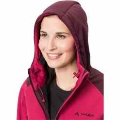 VAUDE Qimsa Softshell-Jacke Damen Rot -Günstiges Fahrradjacken Geschäft vaude qimsa softshell jacket women crimson red 5