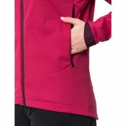 VAUDE Qimsa Softshell-Jacke Damen Rot -Günstiges Fahrradjacken Geschäft vaude qimsa softshell jacket women crimson red 6