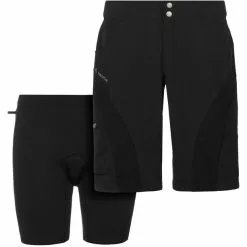 VAUDE SE Maro Pants II Fahrradshorts Damen Schwarz