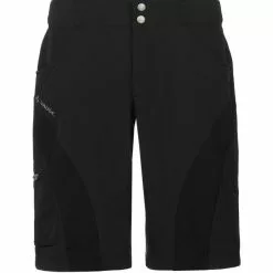 VAUDE SE Maro Pants II Fahrradshorts Damen Schwarz -Günstiges Fahrradjacken Geschäft vaude se maro pants ii bike shorts women black 4