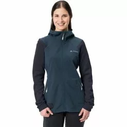 VAUDE Tremalzo Kapuzenjacke Damen Blau -Günstiges Fahrradjacken Geschäft vaude tremalzo hooded jacket women dark sea 3