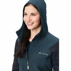 VAUDE Tremalzo Kapuzenjacke Damen Blau -Günstiges Fahrradjacken Geschäft vaude tremalzo hooded jacket women dark sea 5