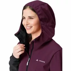 VAUDE Tremalzo Softshell Jacke Mit 1/2 Reißverschluss Damen Schwarz/lila -Günstiges Fahrradjacken Geschäft vaude tremalzo softshell half zip jacket women black 5