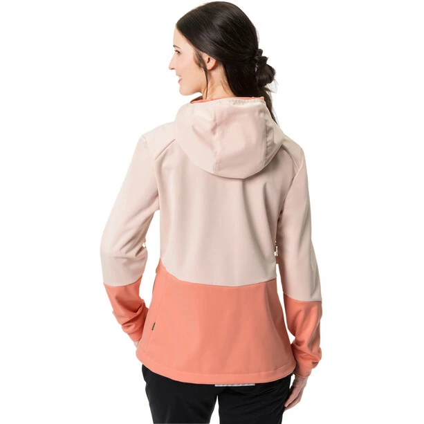 VAUDE Tremalzo Softshell Jacke Mit 1/2 Reißverschluss Damen Pink 4 VAUDE Tremalzo Softshell Jacke Mit 1/2 Reißverschluss Damen Pink – Bild 4