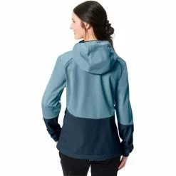 VAUDE Tremalzo Softshell Jacke Mit 1/2 Reißverschluss Damen Blau -Günstiges Fahrradjacken Geschäft vaude tremalzo softshell half zip jacket women dark sea 4