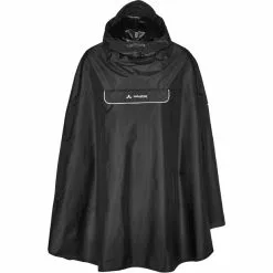 VAUDE Valdipino Poncho Schwarz