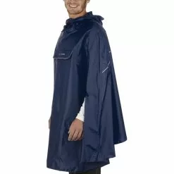 VAUDE Valdipino Poncho Blau -Günstiges Fahrradjacken Geschäft vaude valdipino poncho unisex marine 2