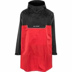 VAUDE Valero Poncho Rot/schwarz