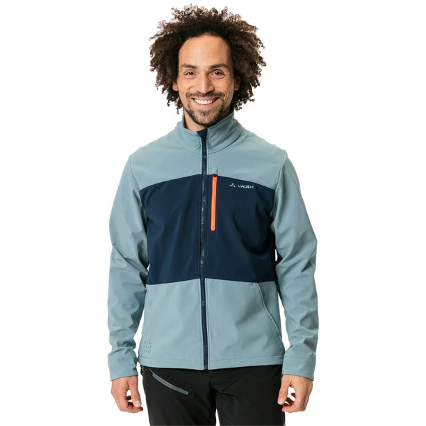 VAUDE Virt II Softshell Jacke Herren Blau 3 VAUDE Virt II Softshell Jacke Herren Blau – Bild 3