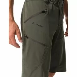 VAUDE Virt Shorts Herren Oliv -Günstiges Fahrradjacken Geschäft vaude virt shorts men khaki 6