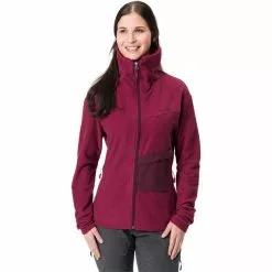 VAUDE Yaras Fleecejacke Damen Rot -Günstiges Fahrradjacken Geschäft vaude yaras fleece jacket women crimson red 3