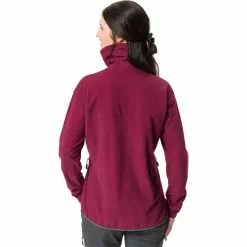 VAUDE Yaras Fleecejacke Damen Rot -Günstiges Fahrradjacken Geschäft vaude yaras fleece jacket women crimson red 4