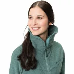 VAUDE Yaras Fleecejacke Damen Petrol -Günstiges Fahrradjacken Geschäft vaude yaras fleece jacket women dusty moss 5