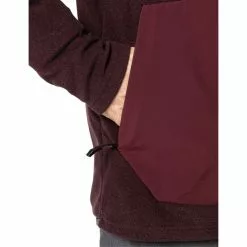 VAUDE Yaras II Fleecejacke Herren Rot -Günstiges Fahrradjacken Geschäft vaude yaras ii fleece jacket men dark oak 6