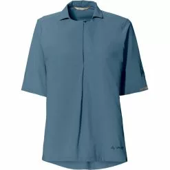 VAUDE Yaras Kurzarm Shirt Damen Blau
