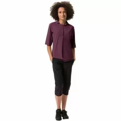 VAUDE Yaras Kurzarm Shirt Damen Lila -Günstiges Fahrradjacken Geschäft vaude yaras ss shirt women cassis 5