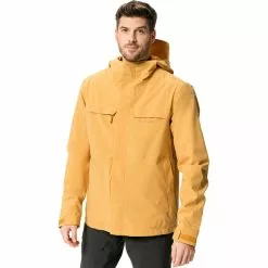 VAUDE Yaras Warme Regenjacke Herren Gelb -Günstiges Fahrradjacken Geschäft vaude yaras warm rain jacket men burnt yellow 3