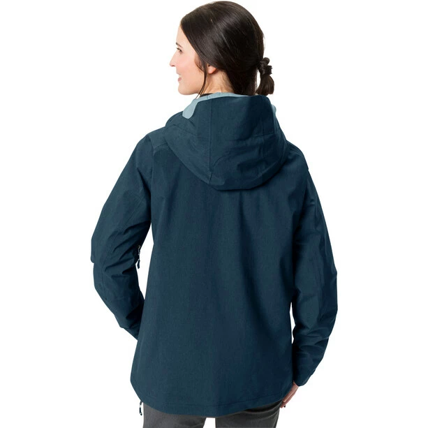 VAUDE Yaras Warme Regenjacke Damen Blau 4 VAUDE Yaras Warme Regenjacke Damen Blau – Bild 4