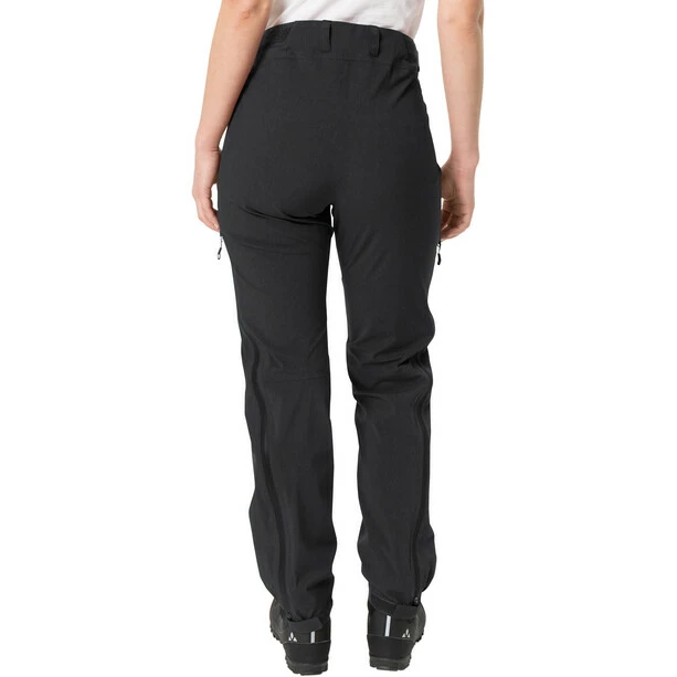 VAUDE Yaras Warme Regenhose Damen Schwarz 4 VAUDE Yaras Warme Regenhose Damen Schwarz – Bild 4
