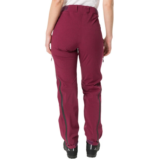 VAUDE Yaras Warme Regenhose Damen Rot 4 VAUDE Yaras Warme Regenhose Damen Rot – Bild 4