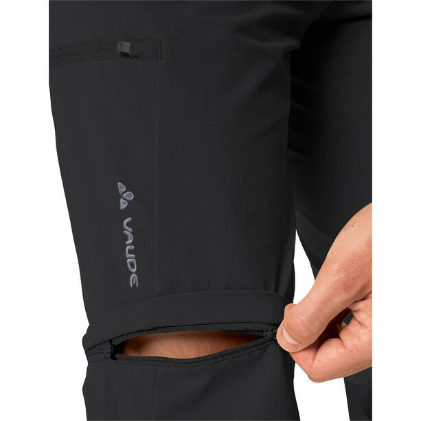 VAUDE Yaras Zip-Off Hose Herren Schwarz 6 VAUDE Yaras Zip-Off Hose Herren Schwarz – Bild 6
