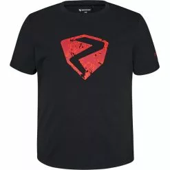 Ziener Naden Kurzarm T-Shirt Kinder Schwarz/rot