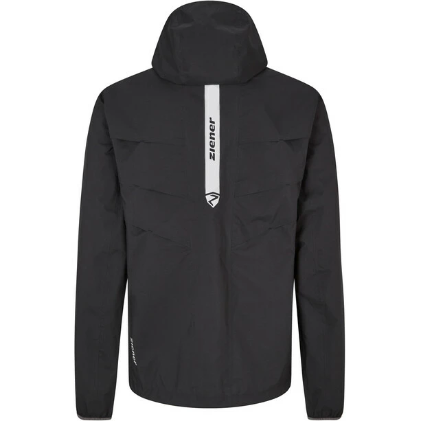 Ziener Naron Regenjacke Herren Schwarz 2 Ziener Naron Regenjacke Herren Schwarz – Bild 2