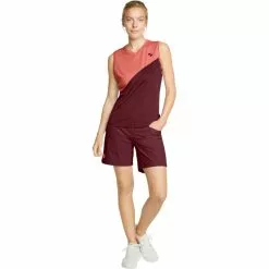 Ziener Neja X-Function Shorts Damen Rot -Günstiges Fahrradjacken Geschäft ziener neja x function shorts women velvet red 5