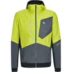 Ziener Nikolo Active Jacke Herren Grau/gelb