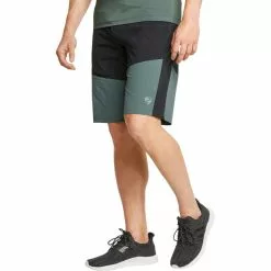 Ziener Nuwe X-Function Shorts Herren Grau/schwarz -Günstiges Fahrradjacken Geschäft ziener nuwe x function shorts men green stone 4