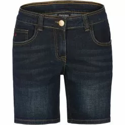 Zimtstern Bikerz Denim Shorts Damen Blau