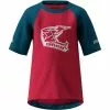 Zimtstern PureFlowz Kurzarmshirt Kinder Rot/blau