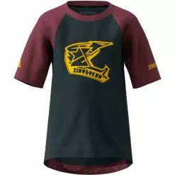 Zimtstern PureFlowz Kurzarmshirt Kinder Schwarz/rot