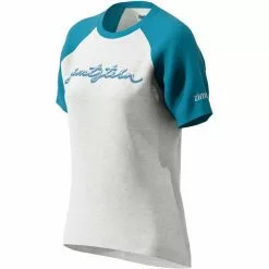 Zimtstern Sweetz T-Shirt Damen Grau/blau -Günstiges Fahrradjacken Geschäft zimtstern sweetz tee women glacier grey melange blue steel 3
