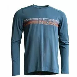 Zimtstern TrailFlowz Langarm Shirt Herren Blau