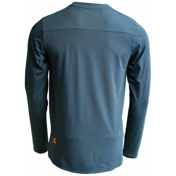 Zimtstern TrailFlowz Langarm Shirt Herren Blau 2 Zimtstern TrailFlowz Langarm Shirt Herren Blau – Bild 2