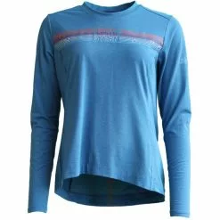 Zimtstern TrailFlowz Langarm Shirt Damen Blau