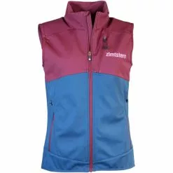 Zimtstern Xalpz Weste Damen Blau/rot